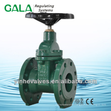 DIN F4 NRS resilient seated cast iron sluice gate valve